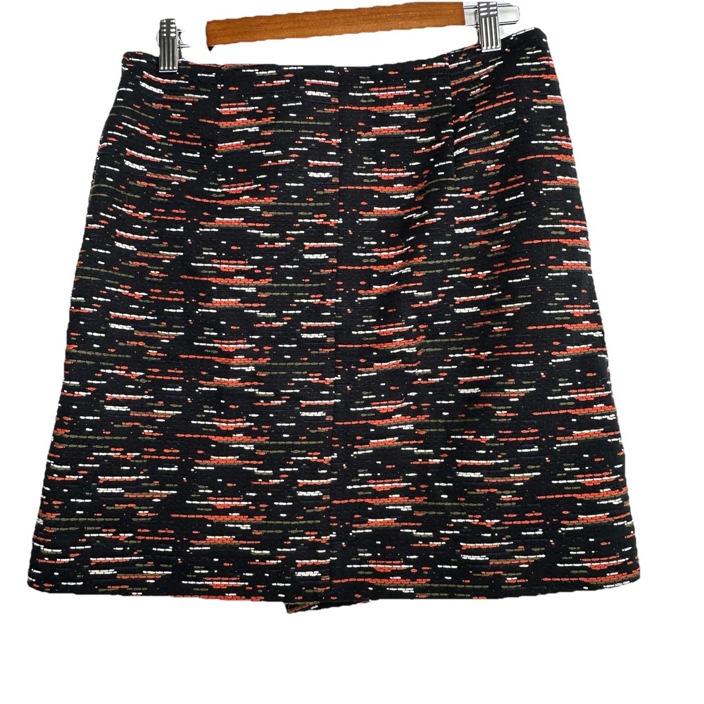 Grey‎ by Jason Wu Woven Faux Wrap Mini Skirt Black Size 6